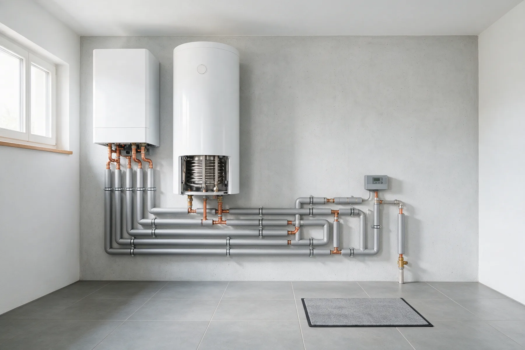 Gasheizung ersetzt durch Wärmepumpe